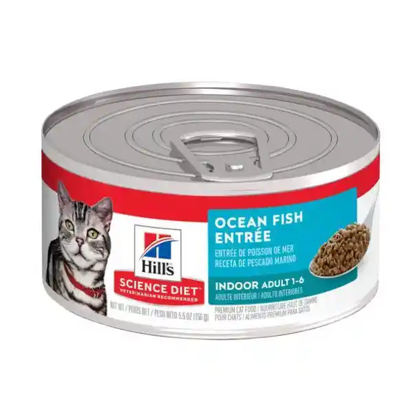 Lata Hills Feline Indoor Ocean Fish 156 Gr