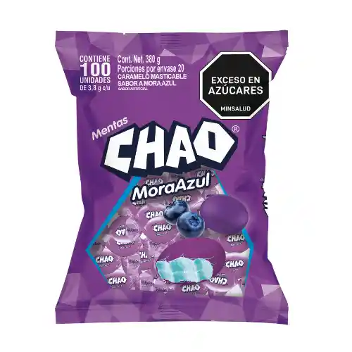 Mentas Chao Sabor A Mora 100unid