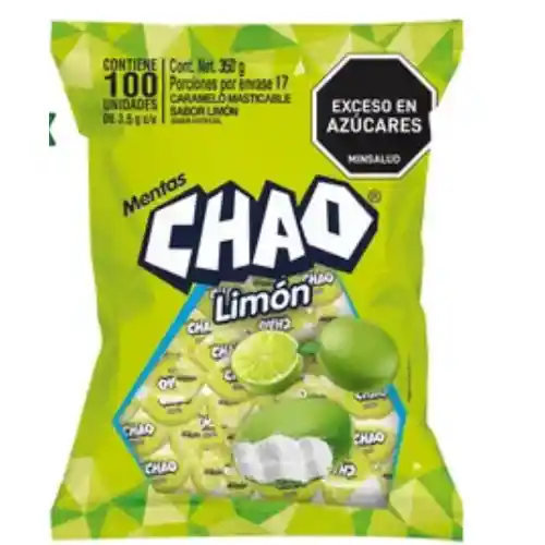 Mentas Chao Sabor A Limon 100unid