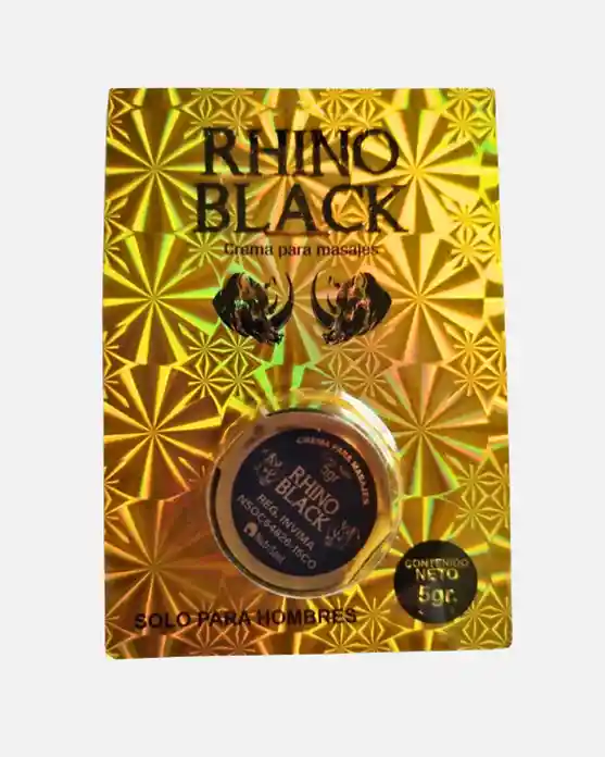 Retardante Crema Rhino Black Dorado 5g