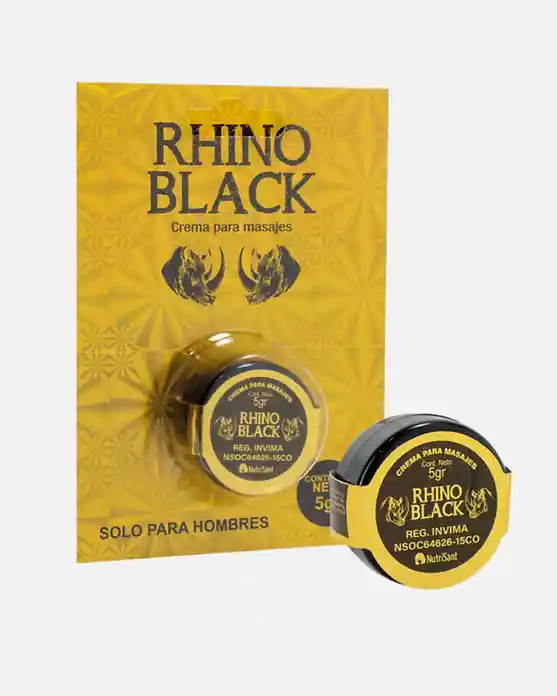 Retardante Crema Rhino Black Dorado 5g