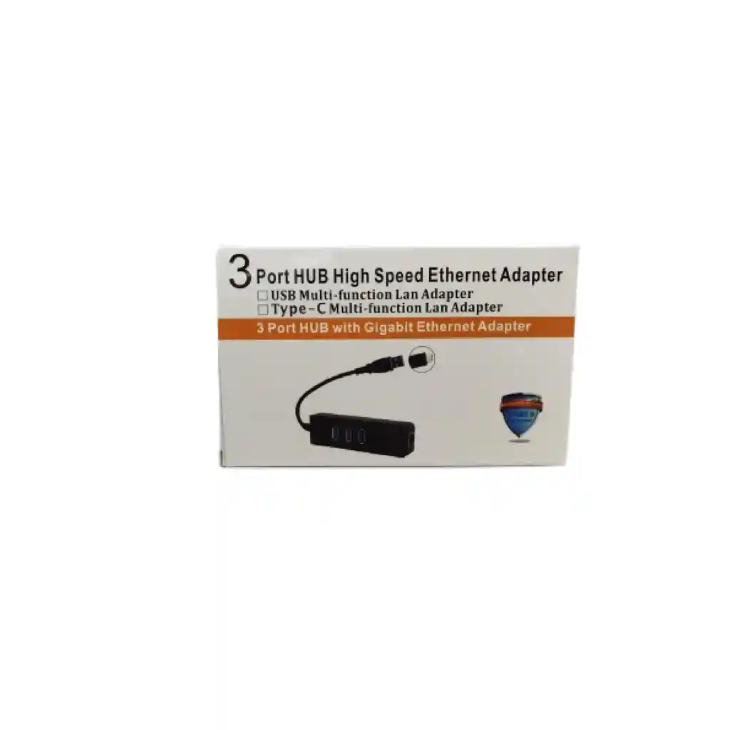 Hub Dm 3 Puertos 3.0 Rj45 Gigabit Tipo C
