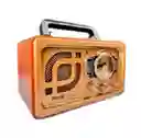 Radio Ns-8099bt Naranja: Conectividad Bluetooth Y Sonido Superior
