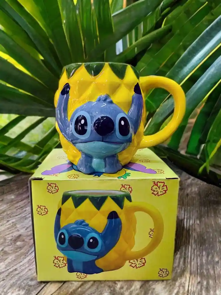 Mug O Taza Stitch Piña