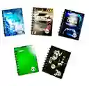 Cuaderno Mini Agenda Argollado Hombre 70 Hojas Cuadriculada