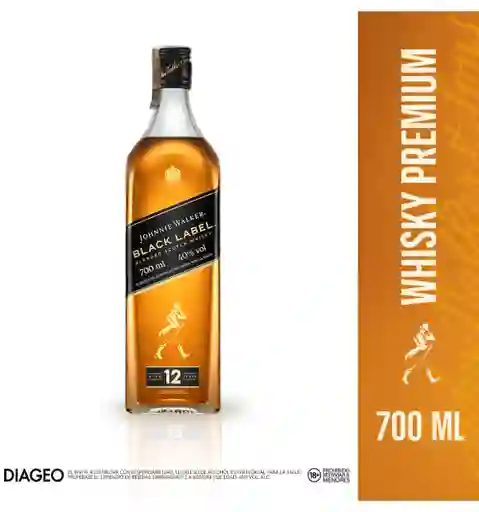 Whisky Johnnie Walker Black Label X 700 Ml