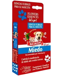 Esencia Miedo Perros Gato. Polvora Ruido. Gotas X 30 Ml