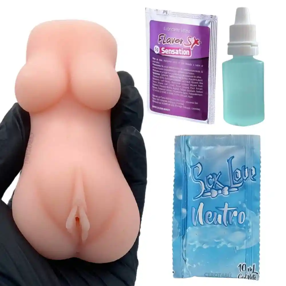 Vagina Real + Lubricante Neutro + Multiorgasmo + Feromonas