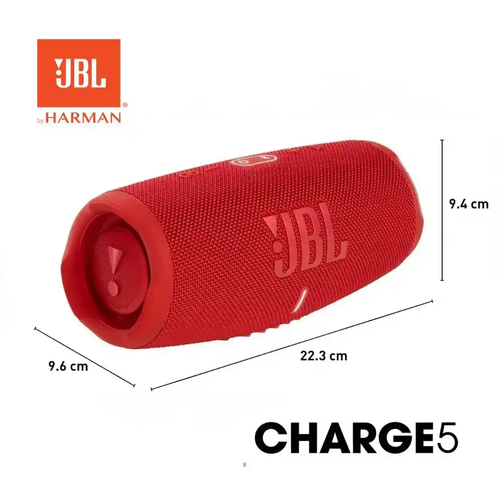 Parlante Jbl Charge 5 Bluetooth Original - Rojo