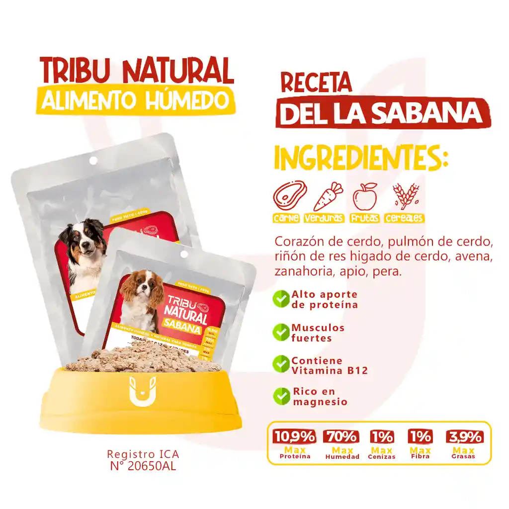 Natural De La Sabana X 600 G