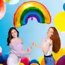 1 Globo Arcoiris Decoración Bandera Orgullo 95cm Grande