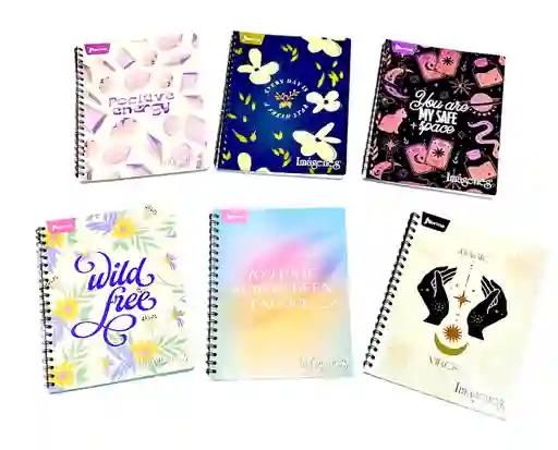 Cuaderno Argollado 80 Hojas Cuadriculado Norma Surtidos Para Mujer Pasta Blanda