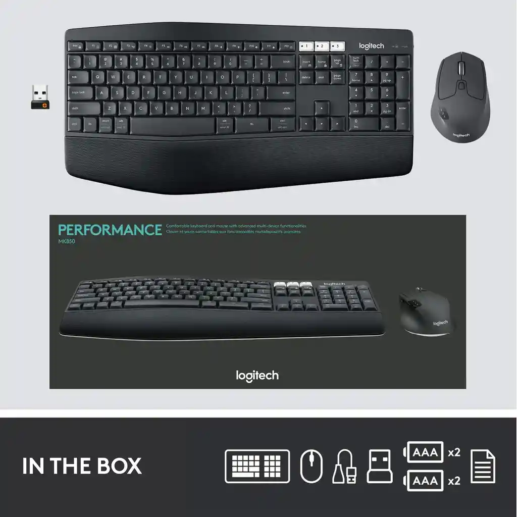 Combo Logitech Performance Mk850