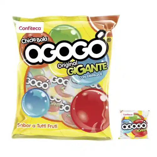 Chicle Bola Agogo Gigante Paq X100unid