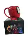 Mug Taza Pocillo Vaso Ceramica Rojo Motivo Spiderman