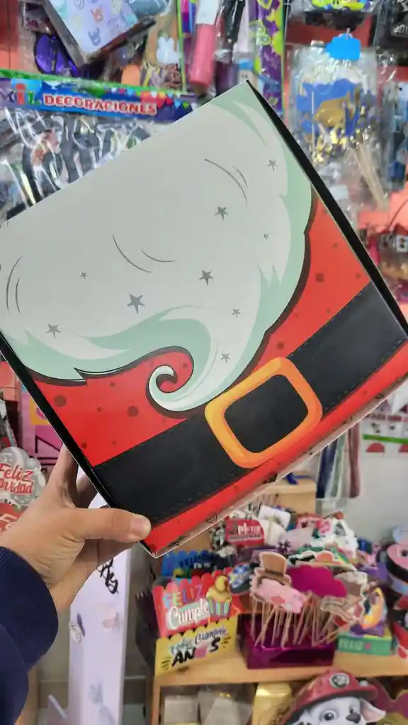 Caja Para Regalos De Navidad