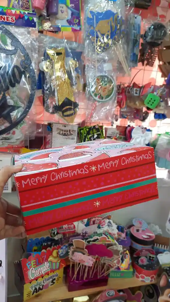 Caja Para Regalos De Navidad