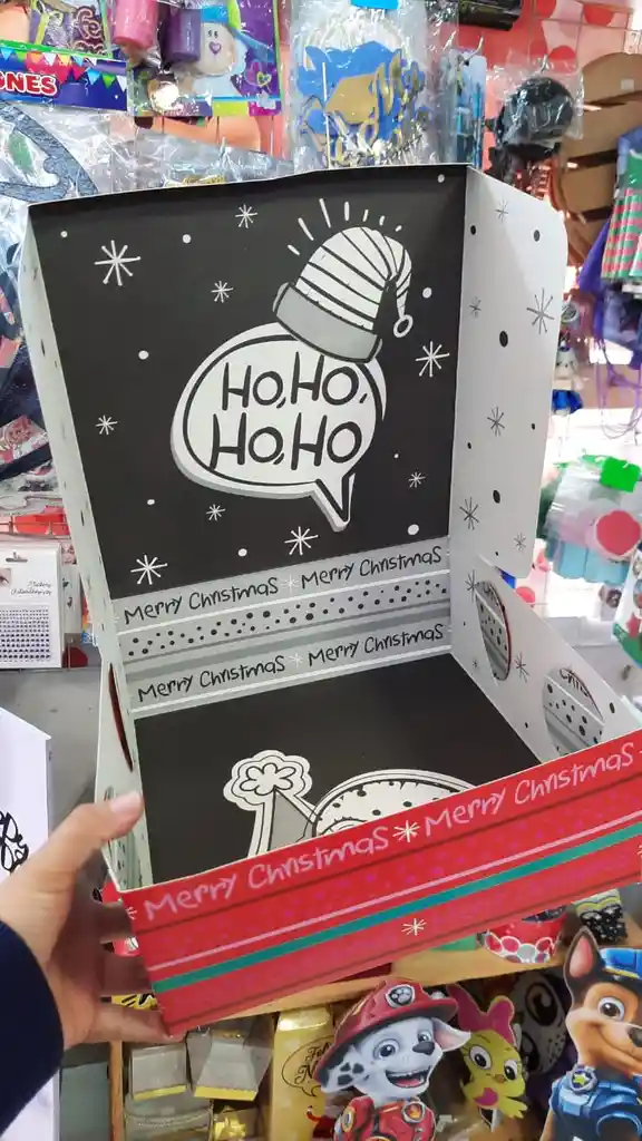 Caja Para Regalos De Navidad