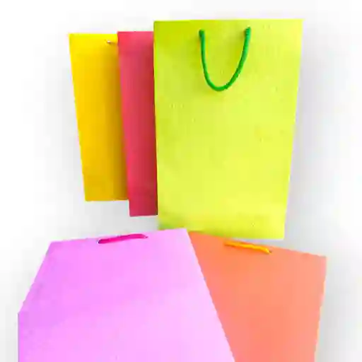 Bolsa De Regalo Grande Colores Pastel (40*23 Cm)