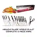 Set De Cuchillos X 13 Piezas Miracle Blade Corte Profesional