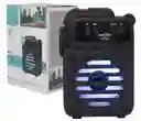 Parlante Portátil Altavoz Bluetooth Luz Led 3" Usb Sd Fm