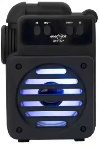 Parlante Portátil Altavoz Bluetooth Luz Led 3" Usb Sd Fm