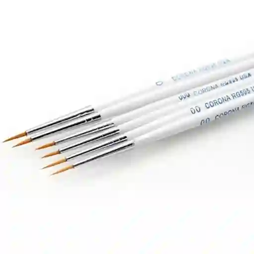 Pincel Delineado Corto X 6 Und