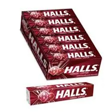 Halls Barra Cereza X12und