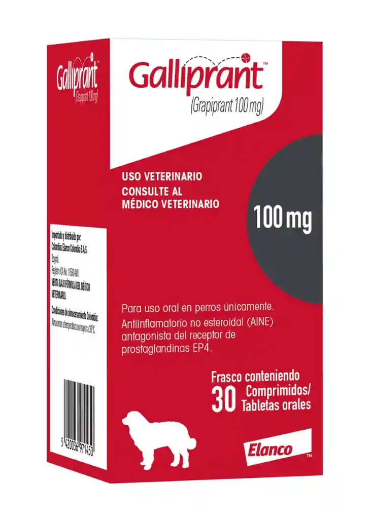 Galliprant® 100 Mg X 30 Tabletas