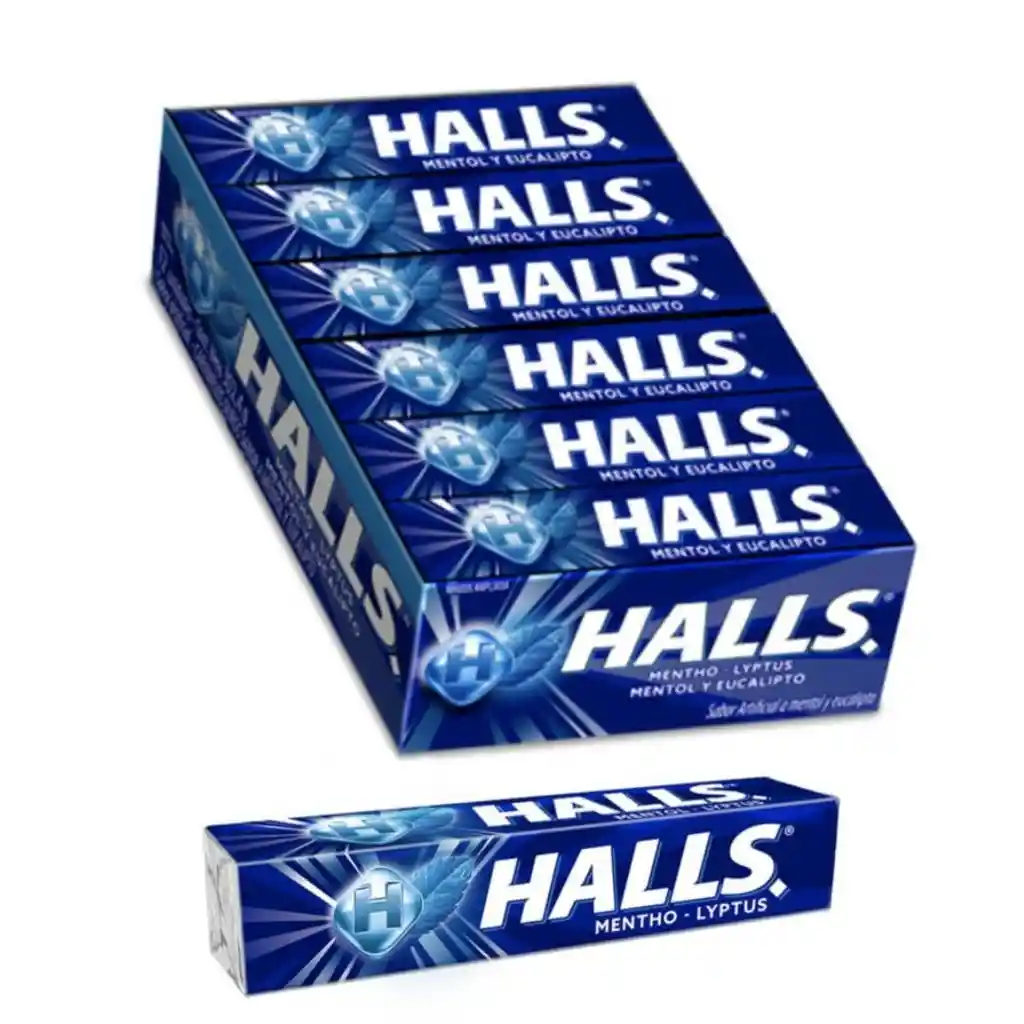 Halls Barra Eucalipto X12und