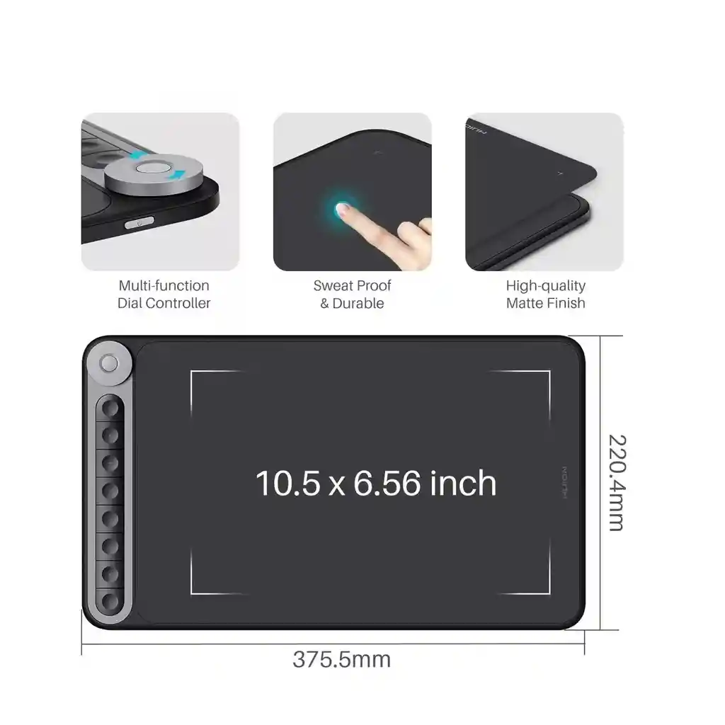 Tableta Digitalizadora Inalambrica Huion Inspiroy Q620m 10x6
