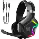 Diadema Audífonos Gamer Onikuma K10 Pro Negro Rgb