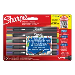 Sharpie Marcadores Acrilicos Punta Bala X5