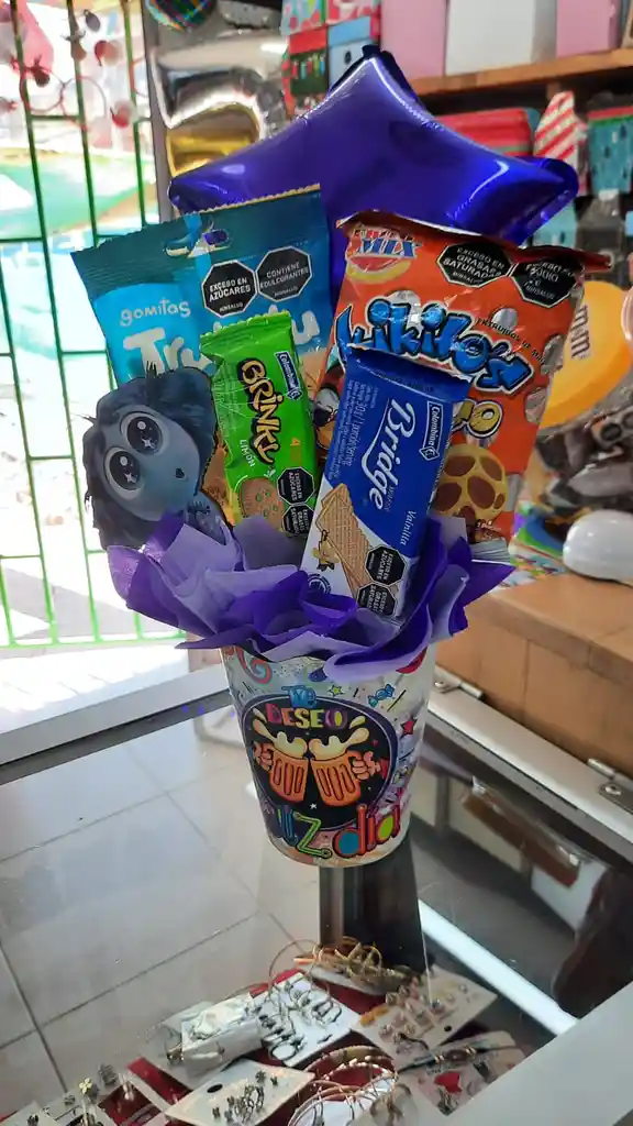 Detalle Regalo Ancheta De Feliz Día Feliz Cumpleaños Para Dama O Niña