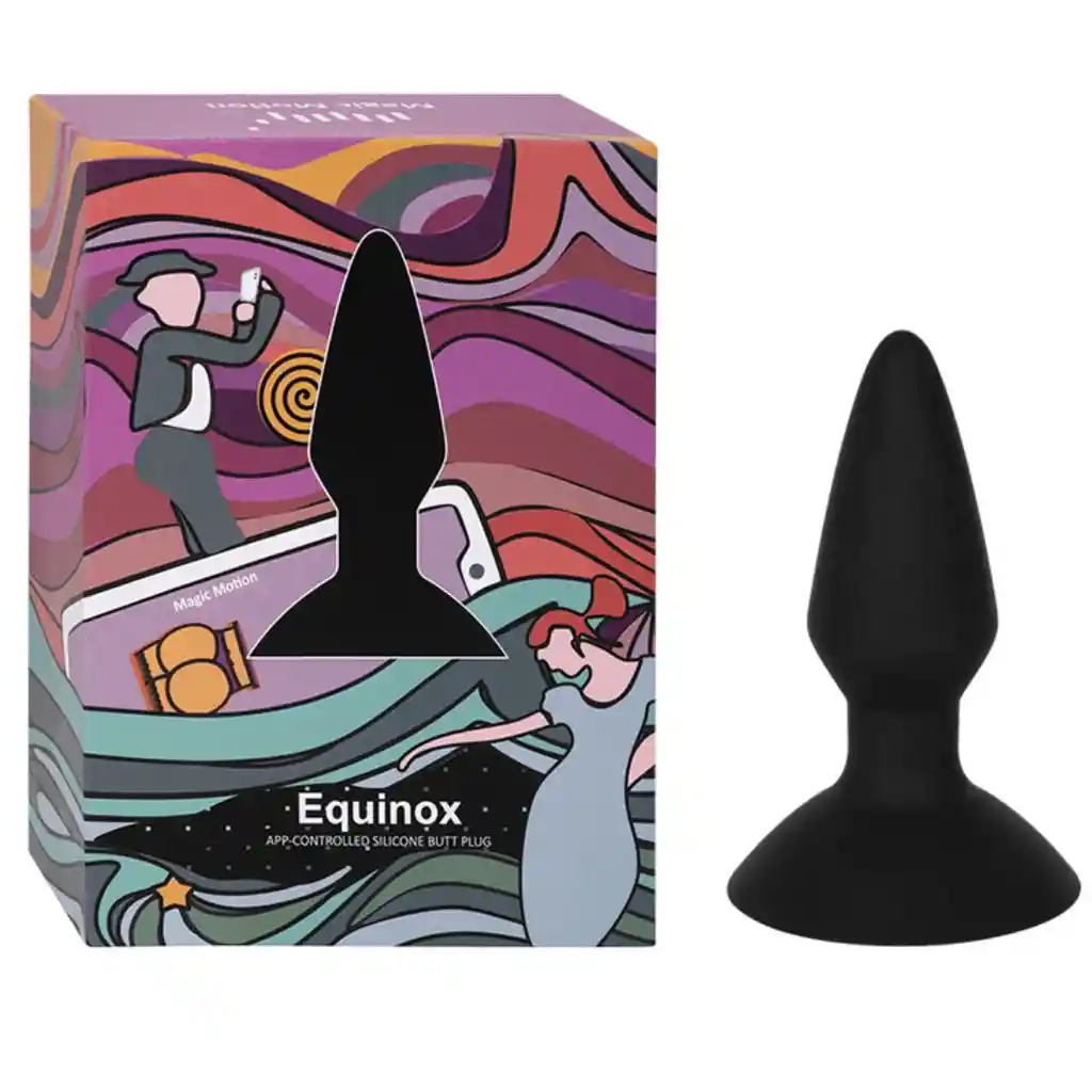 Plug Anal Vibrador Magic Equinox Controlado Por App Global