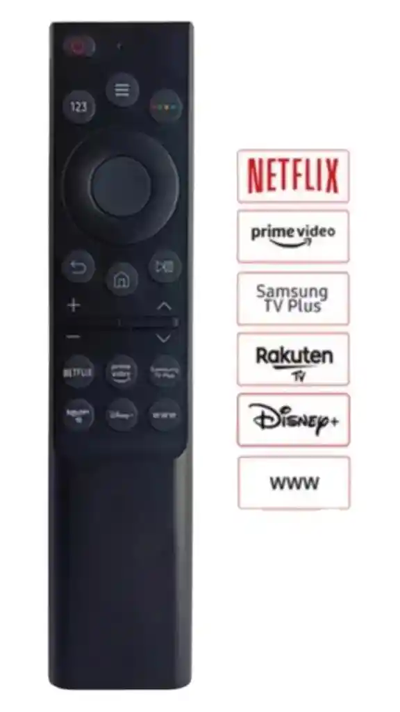 Control Samsung 8k Botón Disney (plano)