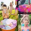 37 Bombas De Agua Globos Faacil Llenado Multicolor Fiesta Piscina Telematch Carnaval Verano