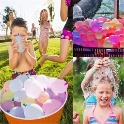 37 Bombas De Agua Globos Faacil Llenado Multicolor Fiesta Piscina Telematch Carnaval Verano