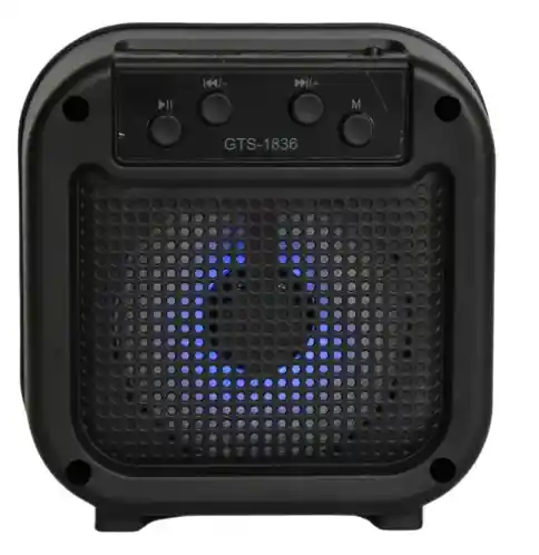 Parlante Inalámbrico Bluetooth Compacto Y Potente Con Luces