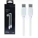 Cable Tipo C- Tipo C 1 Metro: Eficiencia Y Confiabilidad En Un Solo Cable