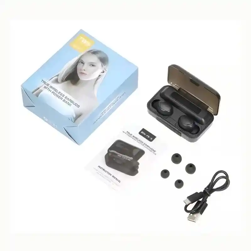 Audifonos O Auriculares Inalambricos Negros F9 Mini Bluetooth