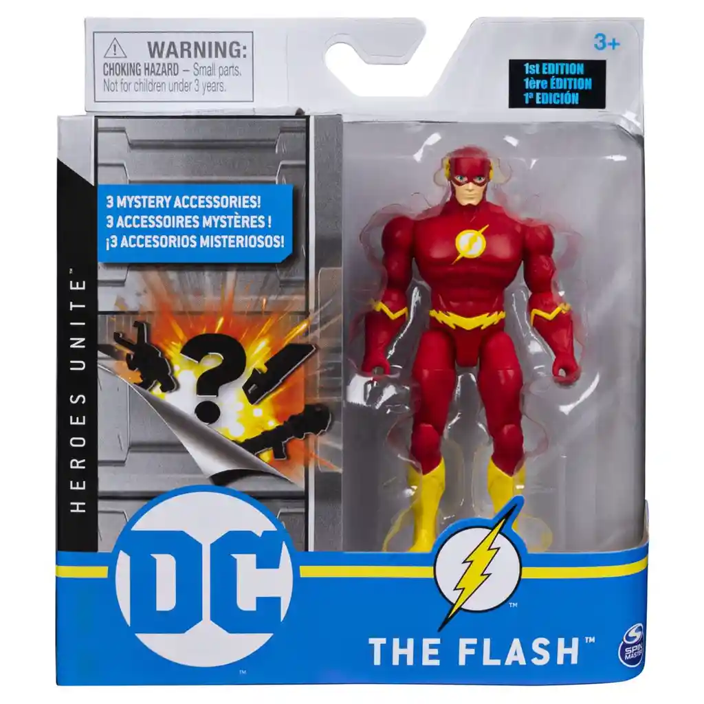 Figura Básica Flash 4 Pulgadas Dc Comics