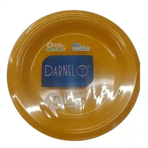 Plato Amarillo Darnel X12unid