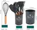 Set Utensilios De Cocina X 12 Unidades En Silicona