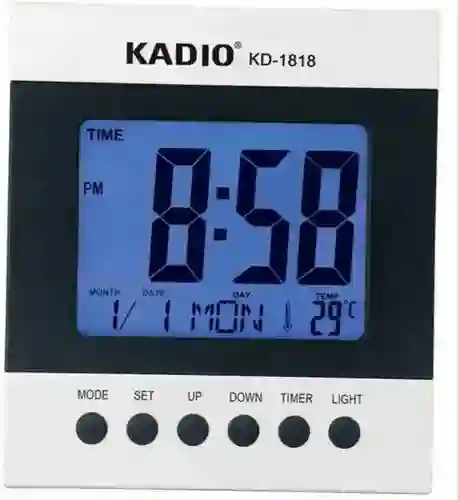 Reloj Digital Con Alarma Para Mesa - Kd-1818
