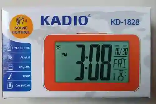 Reloj Digital Temporizador Mesa Escritorio - Kadio Kd-1828