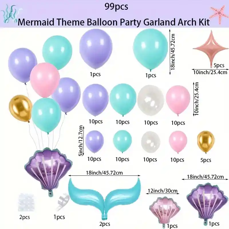 Arco Globos Sirena
