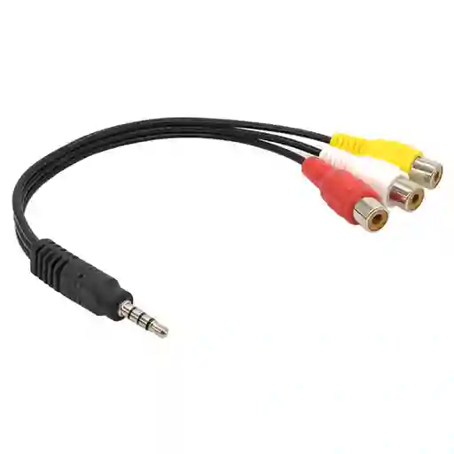 Cable 3.5mm A 3 Rca Hembra Ref. 10814