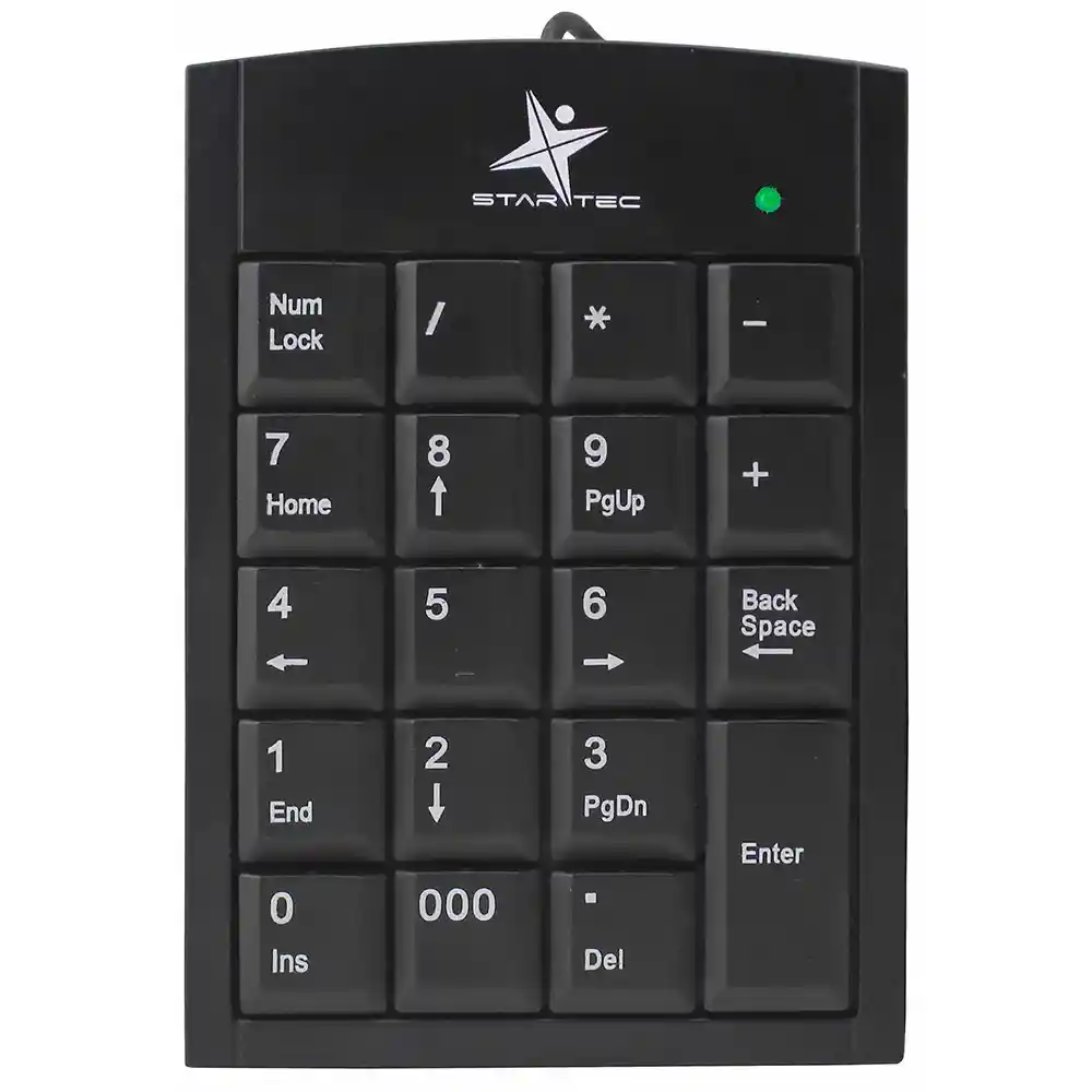 Teclado Numerico Star Tec St-nk-08 Usb Negro