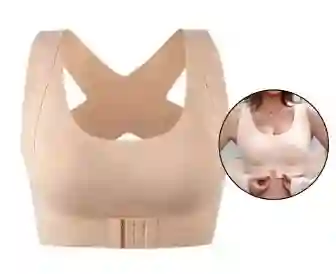 Brasier Corrector De Postura Para Mujer, Brasier Con Cierre Frontal